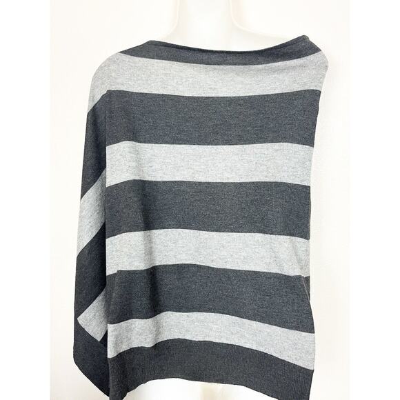 Kerisma Women's Gray Poncho Top Sweater One Size Eden - Picture 3 of 5